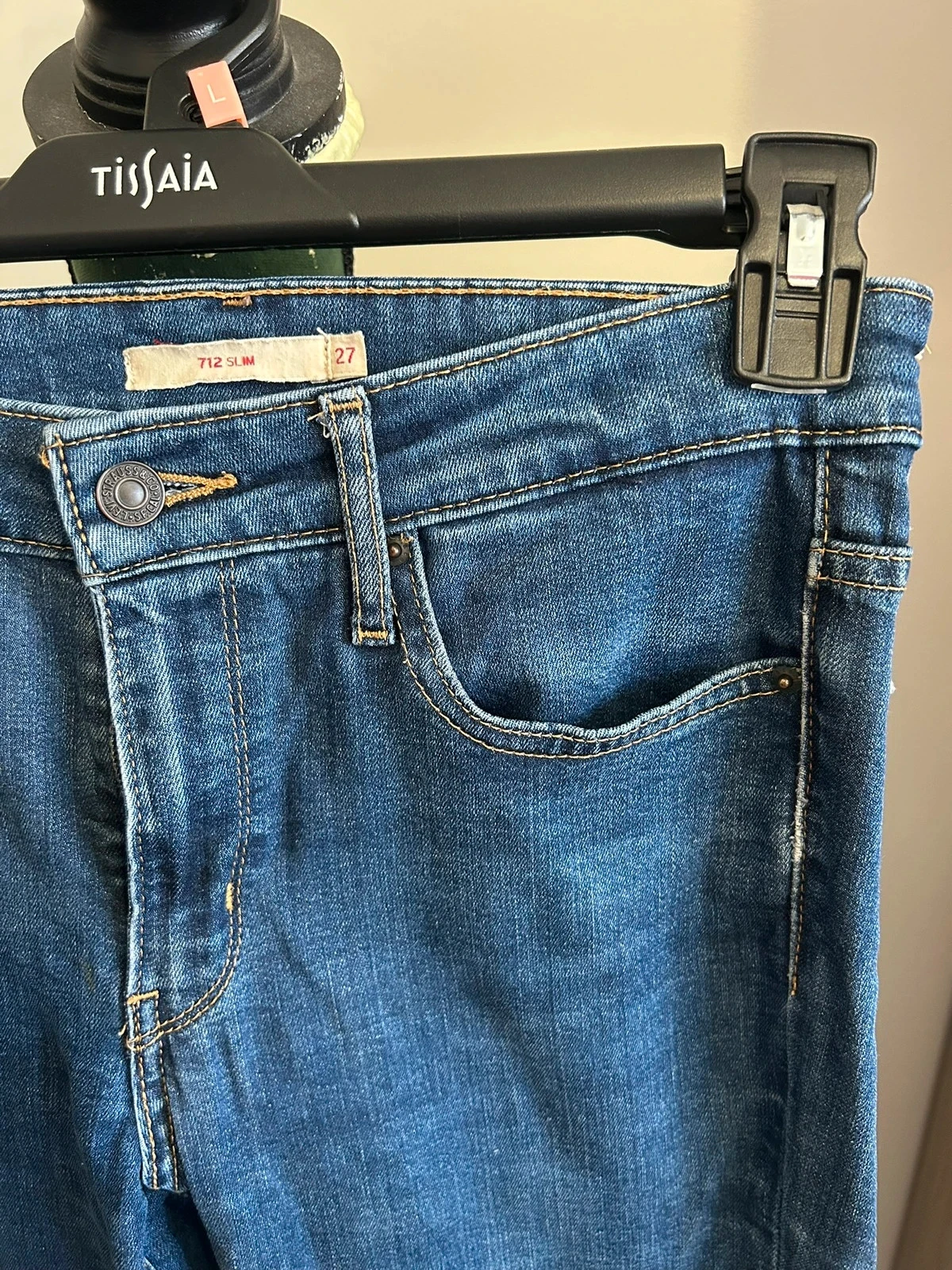 Jeans Levi's 712 Slim tamanho 27 – photo 4
